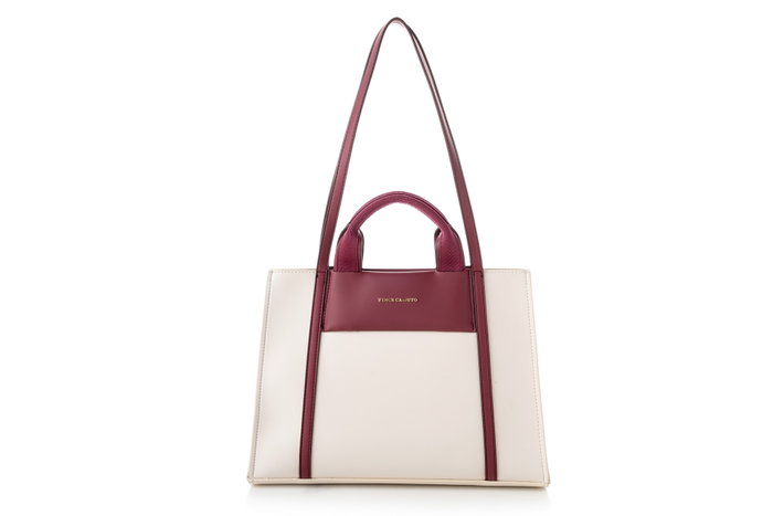 Vince Camuto Bolso Tote Umbria - Crema, Rojo Claret Vince Camuto Bolso Tote Umbria - Crema, Rojo Claret